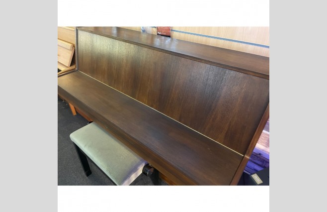 Used Hupfield Modern Walnut Upright Piano All Inclusive Package - Image 4